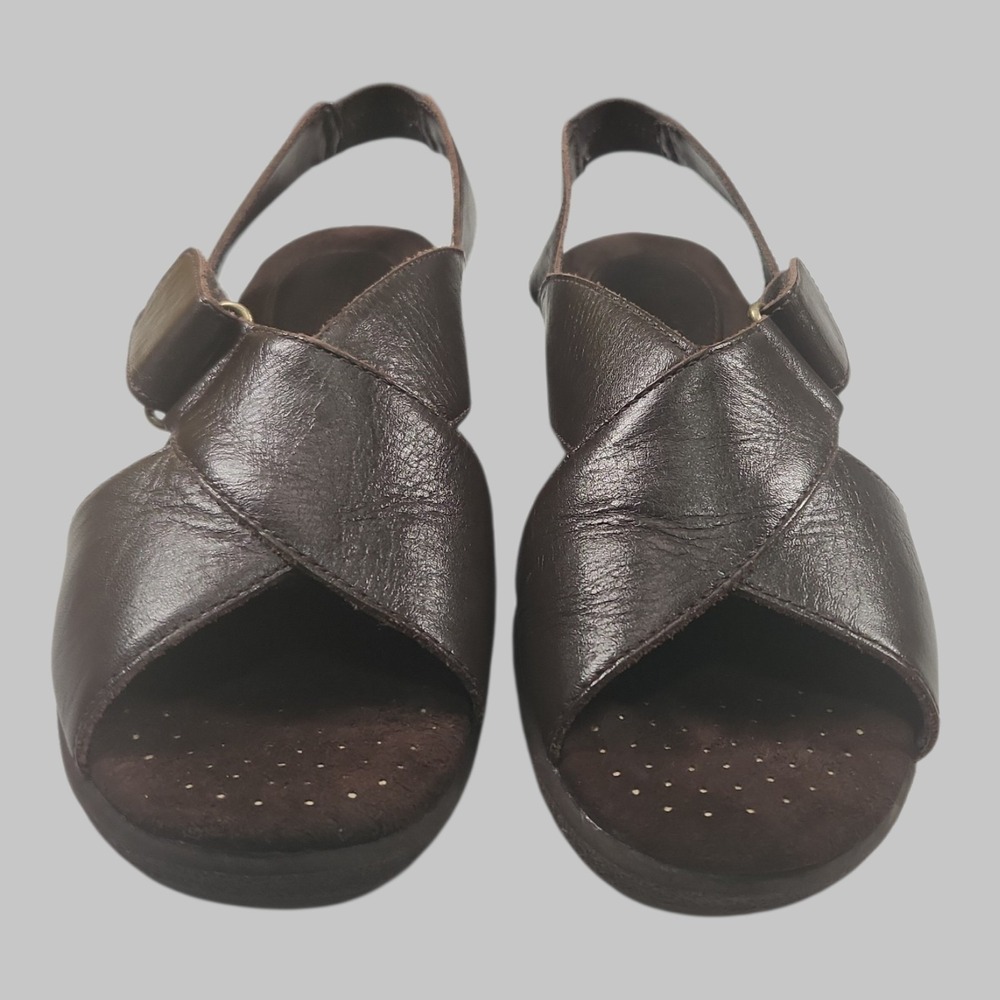 Karen Scott Greta Dark Brown Sandals Women's Size 7.5 New With Box